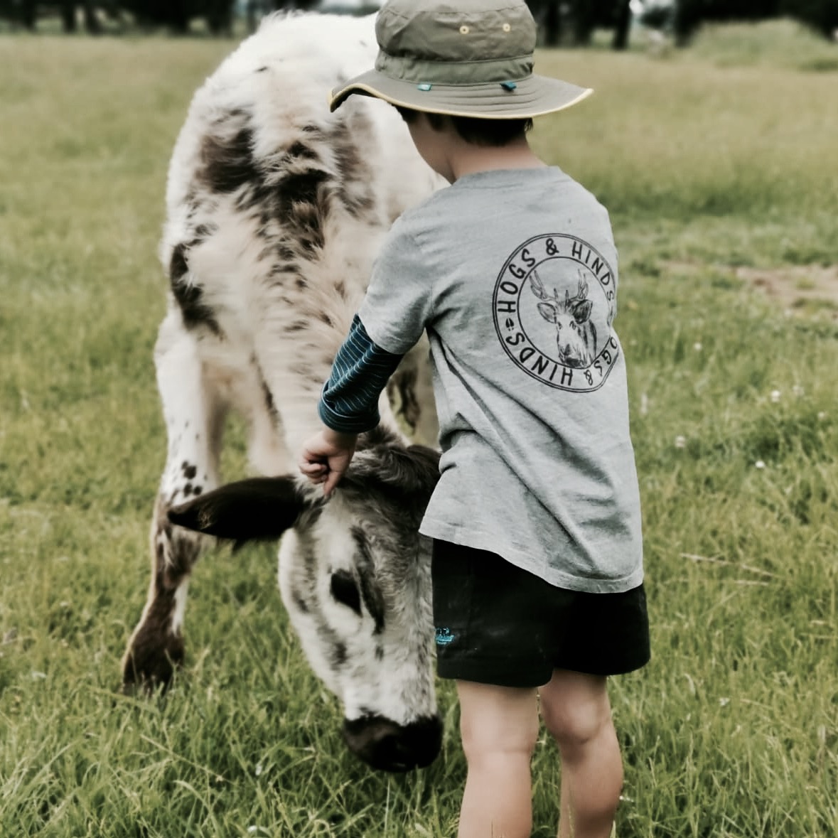 Morphed Boar & Stag Tee (Child)